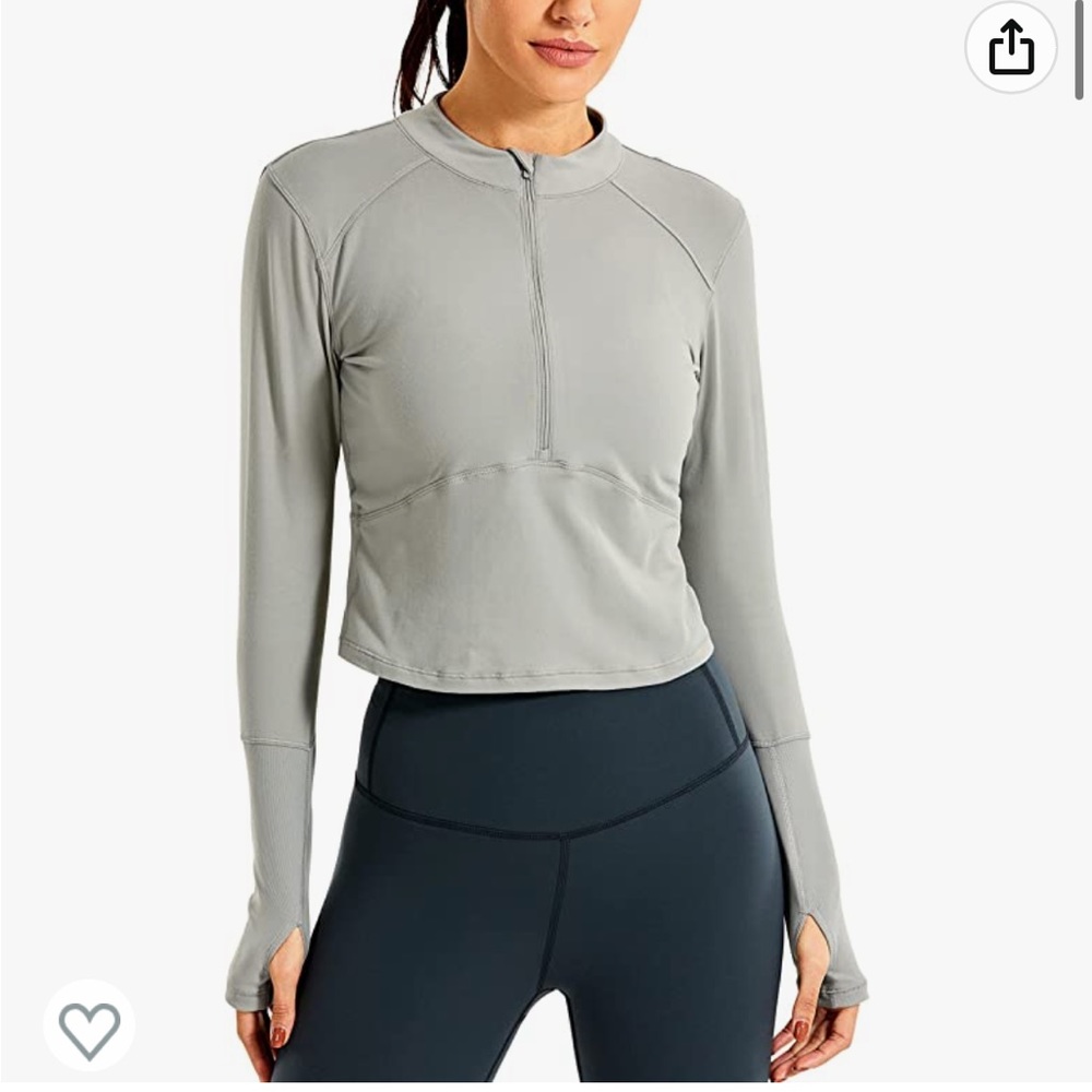 Women’s quarter zip form fitting jacket (Activewear) similar to lululemon